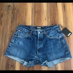 Reformation Vintage 501 Cut Off Short NWT